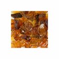 American Specialty Glass Recycled Chunky Glass, Crystal Amber - Small - 0.25-0.5 in. - 5 lbs LCRAMBRS-5